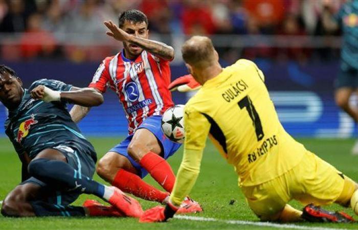 أتلتيكو مدريد ينتزع انتصارًا قاتلًا من لايبزيج في دوري أبطال أوروبا